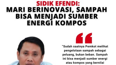 Pimpinan DPRD Bandar Lampung Lirik Kondisi TPA Bakung, Sidik Efendi : Mari Berinovasi, Sampah Bisa Menjadi Sumber Energi Kompos
