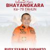 Kepala BPBD Provini Lampung, Rudy Syawal Sugianto Mengucapkan Dirgahayu Bhayangkara ke-79 Tahun