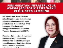Wakil Ketua DPRD Lampung Kostiana Mendengar Curhatan Warga, Mulai Dari Jalan Rusak Hingga Banjir