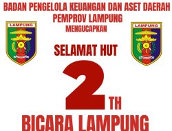 Plt Kepala BPKAD Pemprov Lampung, Nurul Fajri Mengucapkan Selamat HUT Bicara Lampung