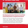 Ses Mayang Salurkan Ratusan Kursi Roda Untuk Masyarakat Yang Membutuhkan