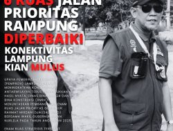 Enam Ruas Jalan Prioritas Rampung Diperbaiki, Konektivitas Lampung Kian Mulus