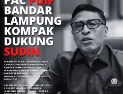 PAC PDIP Bandar Lampung Kompak Dukung Sudin