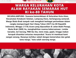 Warga Kota Alam Lampung Utara Rayakan Semarak HUT RI ke-80 Tahun
