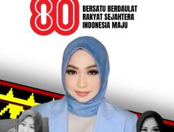 Ketua Fraksi Gerindra DPRD Bandar Lampung, DEWI MAYANG SURI DJAUSAL, S.P., M.M. Mengucapkan Dirgahayu RI ke-80 Tahun