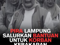 PIRA Lampung Salurkan Bantuan Untuk Korban Kebakaran Di Bandar Lampung