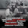 Sosialisasi IPWK Di Pringsewu, Elly Wahyuni : Nilai Pancasila di Tengah Masyarakat Mulai Terdegradasi Akibat Kemajuan Teknologi 