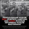Perpustakaan Hukum JDIH Pemprov Lampung Jadi Pusat Rujukan Informasi Hukum Masyarakat