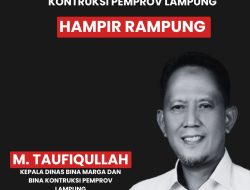 Perbaikan Jalan oleh Dinas BMBK Lampung Hampir Rampung