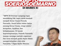 MPW Pemuda Pancasila Provinsi Lampung Tegaskan Dukung Japto Soerjosoemarno di Mubes XI