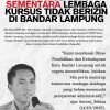 Komisi IV Desak Disdikbud Tutup Sementara Lembaga Kursus Tidak Berizin di Bandar Lampung