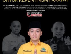 Harlah Golkar ke-61 Tahun, Rama Apriditya Alie : Terus Berkarya Demi Kepentingan Rakyat