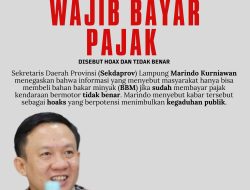 Sekda Marindo Pastikan Isu Isi BBM Wajib Bayar Pajak Informasi Hoax dan Menyesatkan