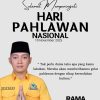 Ketua Fraksi Golkar DPRD Bandar Lampung, Rama Apriditya Mengucapkan Selamat Memperingati Hari Pahlawan Nasional