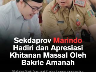 Sekdaprov Marindo Hadiri dan Apresiasi Khitanan Massal Oleh Bakrie Amanah