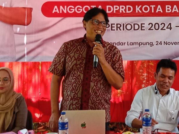 Pentingnya Mengamalkan Nilai Pancasila, Pimpinan DPRD Bandar Lampung Gelar Sosialisasi PIP-WK