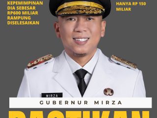 Gubernur Mirza Pastikan Tunda Bayar Rp150 Miliar Rampung Ditahun 2026