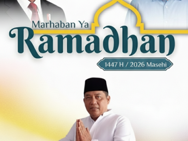 Ketua Fraksi Gerindra DPRD Lampung, Fahror Rozi Mengucapkan Marhaban Ya Ramadhan