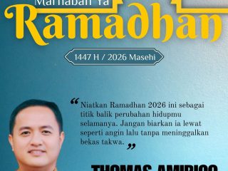 Kepala Dinas Pendidikan dan Kebudayaan Lampung, Thomas Amirico Mengucapkan Marhaban Ya Ramadhan 1447 Hijriah