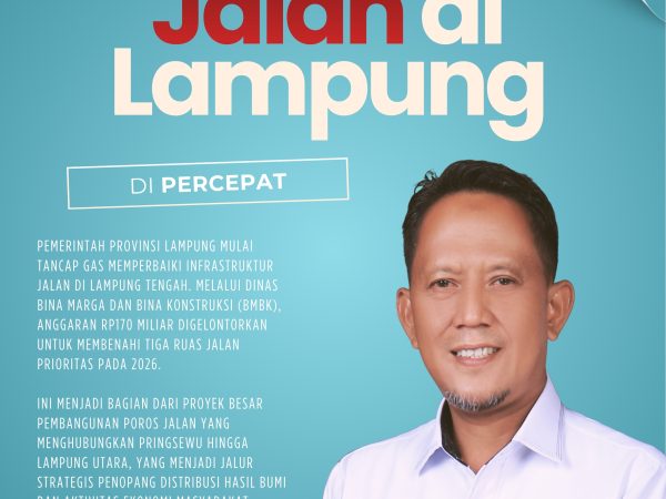 Perbaikan Jalan Di Lampung Dipercepat
