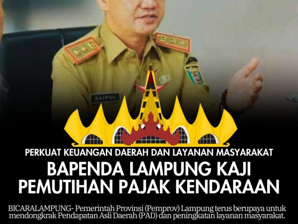 Perkuat Keuangan Daerah dan Layanan Masyarakat, Bapenda Lampung Kaji Pemutihan Pajak Kendaraan Bermotor