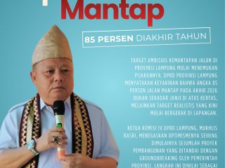 Optimis Jalan Mantap 85 Persen Diakhir Tahun