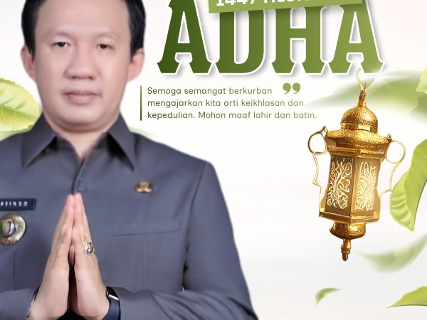Sekretaris Pemprov Lampung, Marindo Kurniawan Mengucapkan Selamat Hari Raya Idul Adha 1447 Hijriah