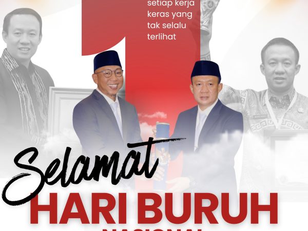 Sekda Pemprov Lampung Marindo Kurniawan : Hidup Buruh Indonesia !
