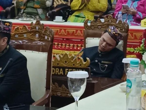 Anggota DPRD Bandar Lampung Tidur Saat Gubernur Sampaikan Sambutan Paripurna Istimewa Hut Bandar Lampung