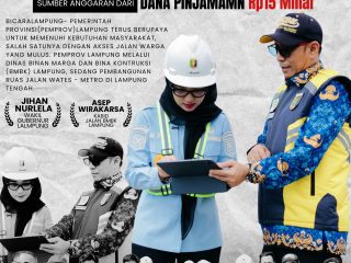 Pemprov Lampung Kebut Perbaikan Jalan Wates - Metro, Total Anggaran Rp15 Miliar