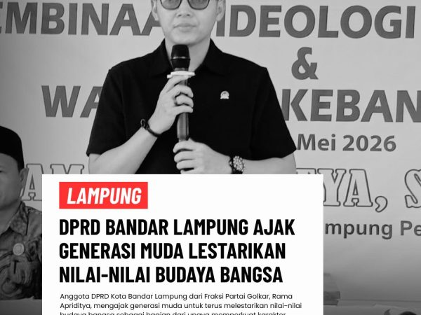 DPRD Bandar Lampung Ajak Generasi Muda Lestarikan Nilai-Nilai Budaya Bangsa