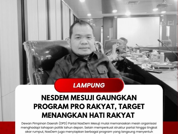 NasDem Mesuji Gaungkan Program Pro Rakyat, Target Menangkan Hati Rakyat